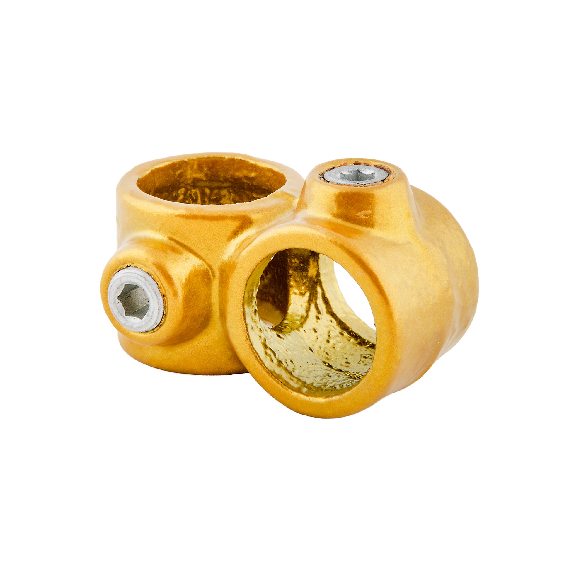 Genomgående 2-vägs koppling Guld - 27 mm