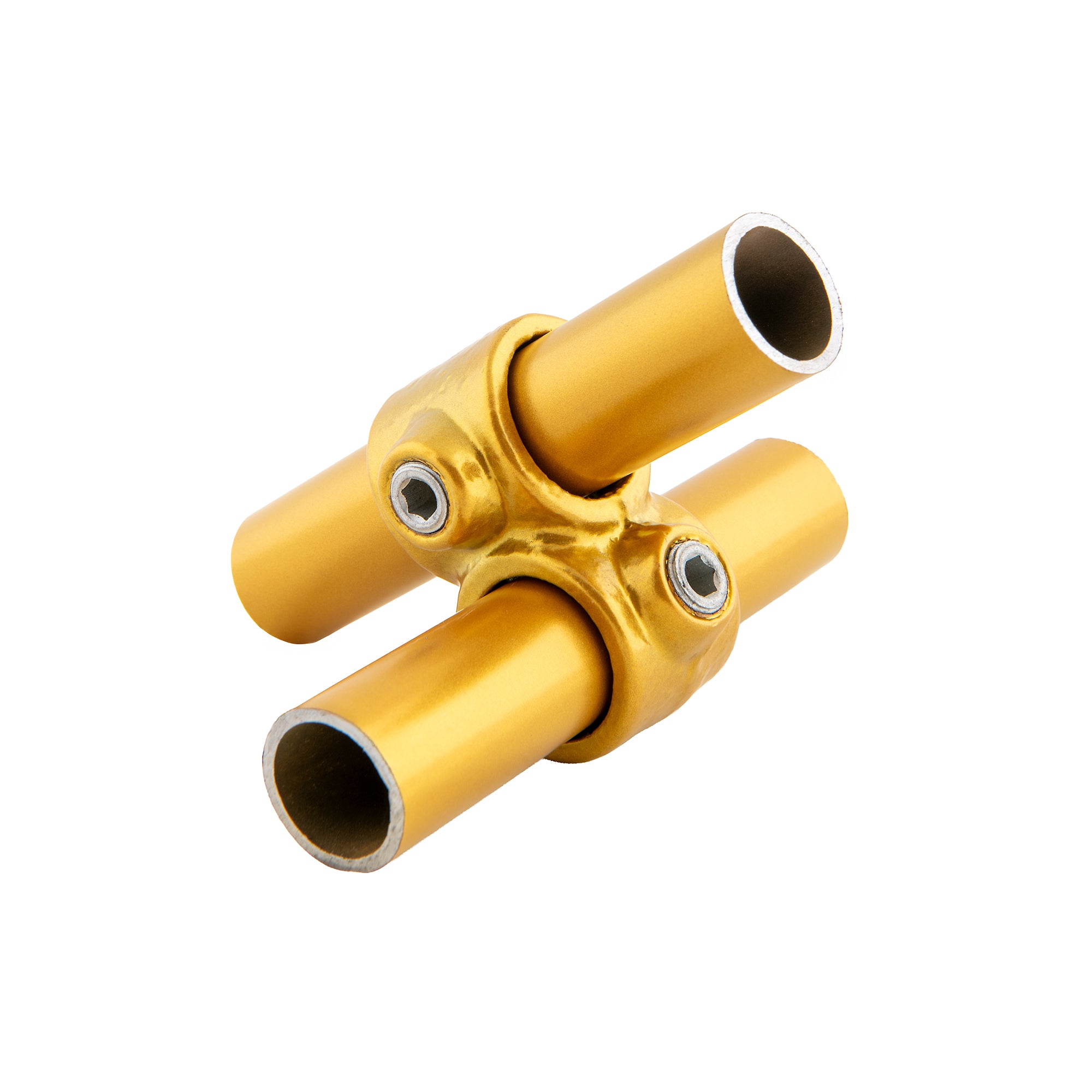 Genomgående 2-vägs koppling Guld - 27 mm