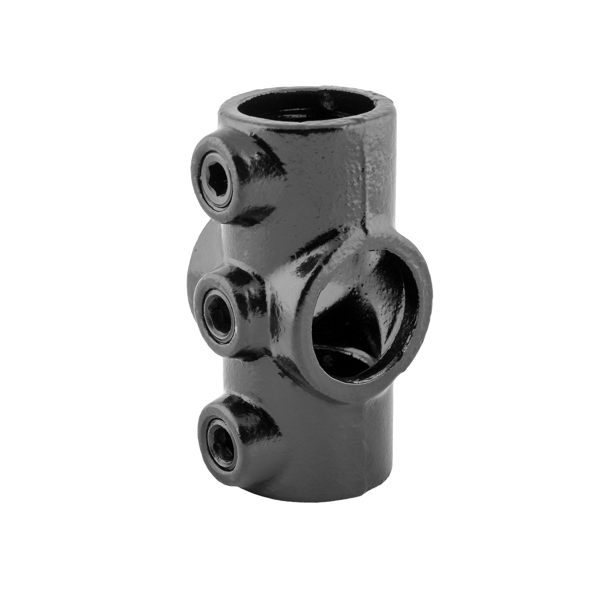 Genomgående Korskoppling Svart - 27 mm