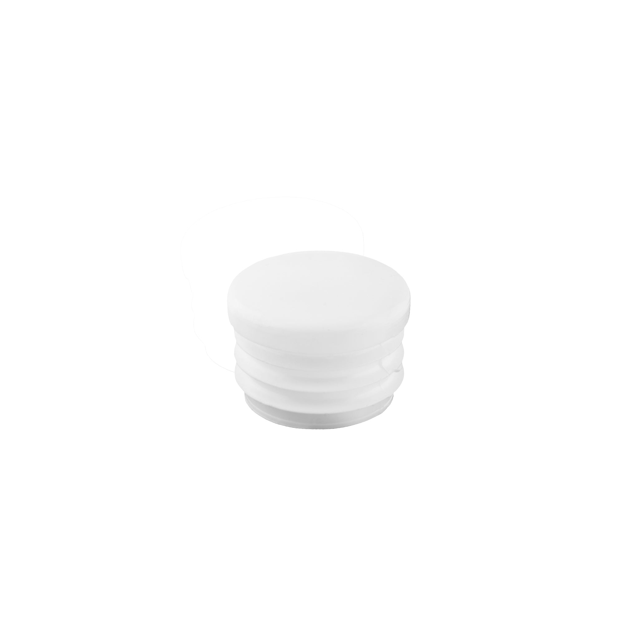 Täckhuvud Plast Vit - 27 mm