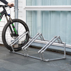 SimplyConnect BikeDock – Stilren, Robust Och Flexibelt Cykelställ - Aluminium rör/Stålkopplingar