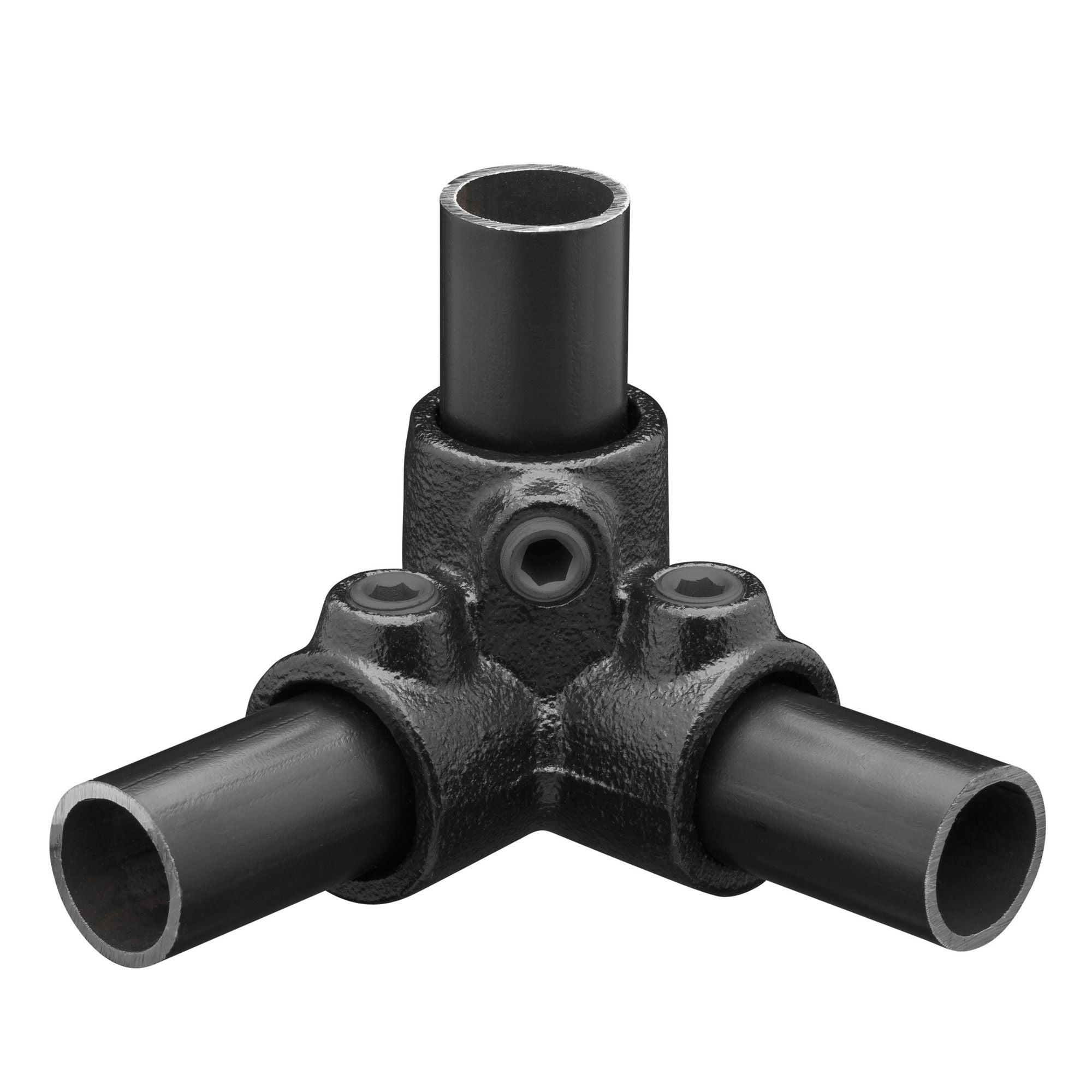 3-vägs Koppling Svart - 48 mm