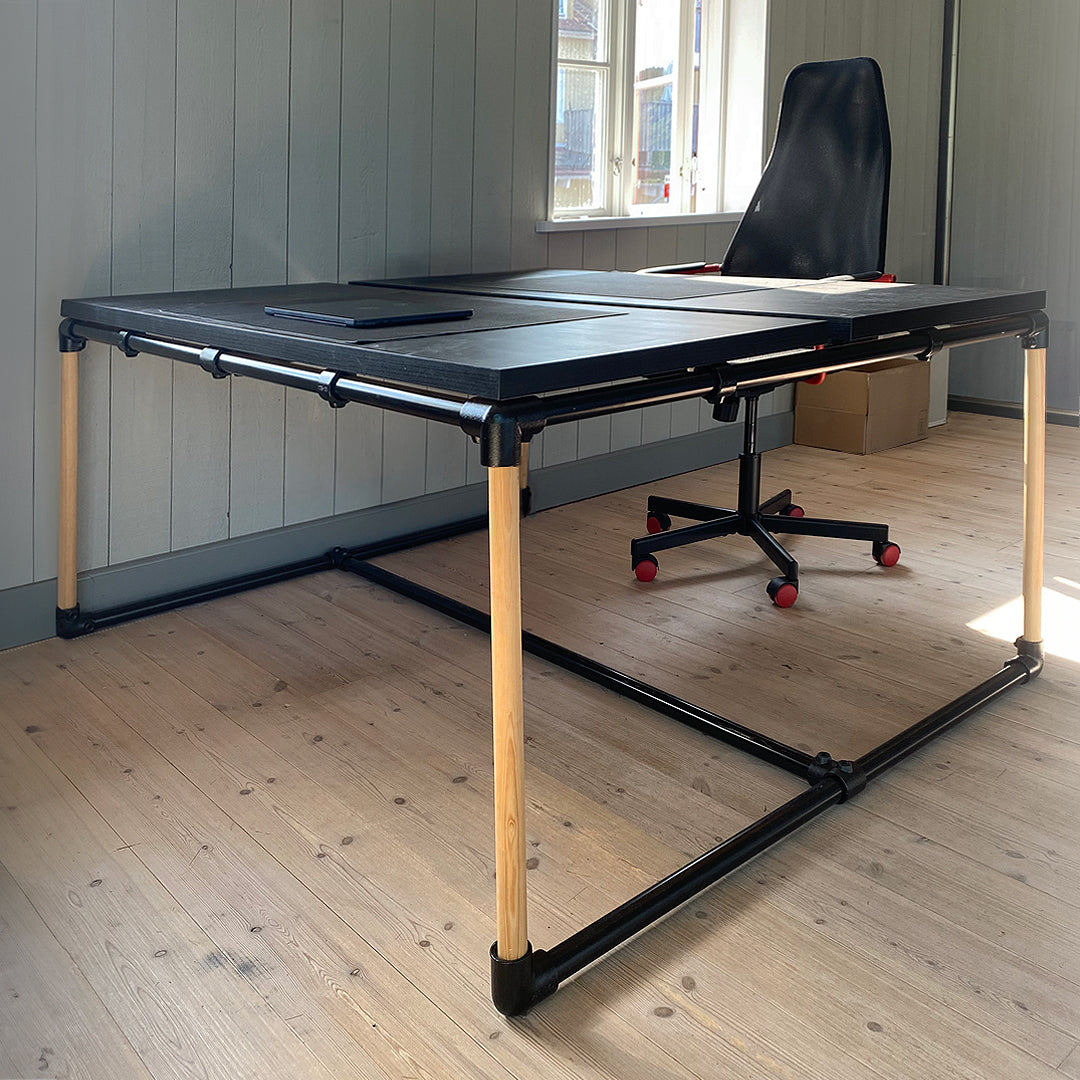 3-vägs Koppling Svart - 48 mm