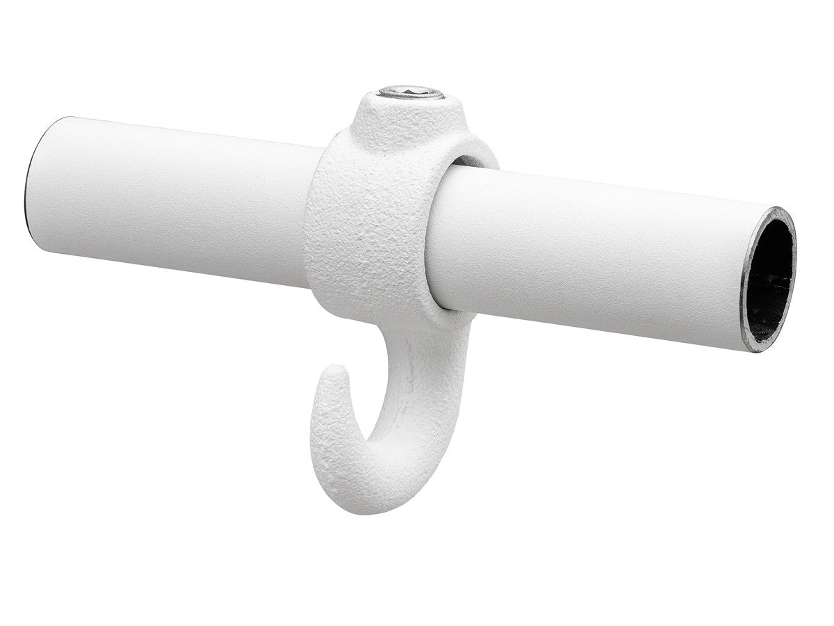 90-graders Krok vit - 27 mm