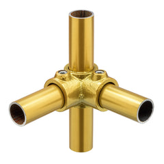 Genomgående 3-vägs Koppling Guld - 27 mm