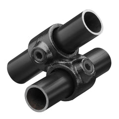 Genomgående 2-vägs Koppling Svart - 34 mm