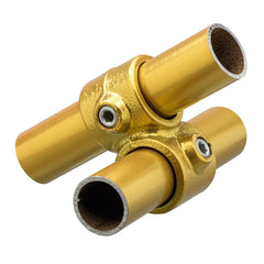 Genomgående 2-vägs koppling Guld - 34 mm