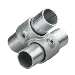 Genomgående 2-Vägs Koppling Stål - 34 mm