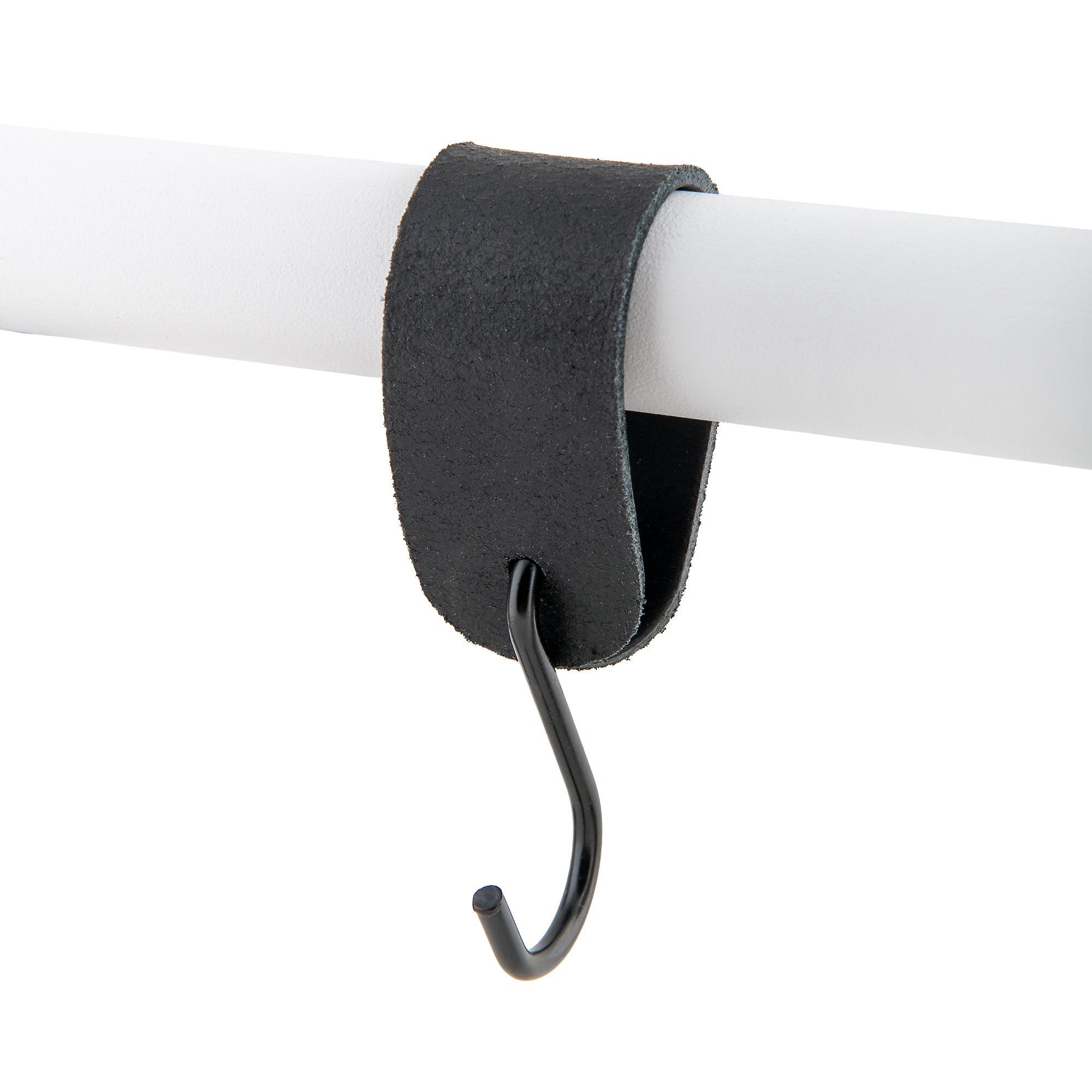 S-krok Med Läderband - Svart