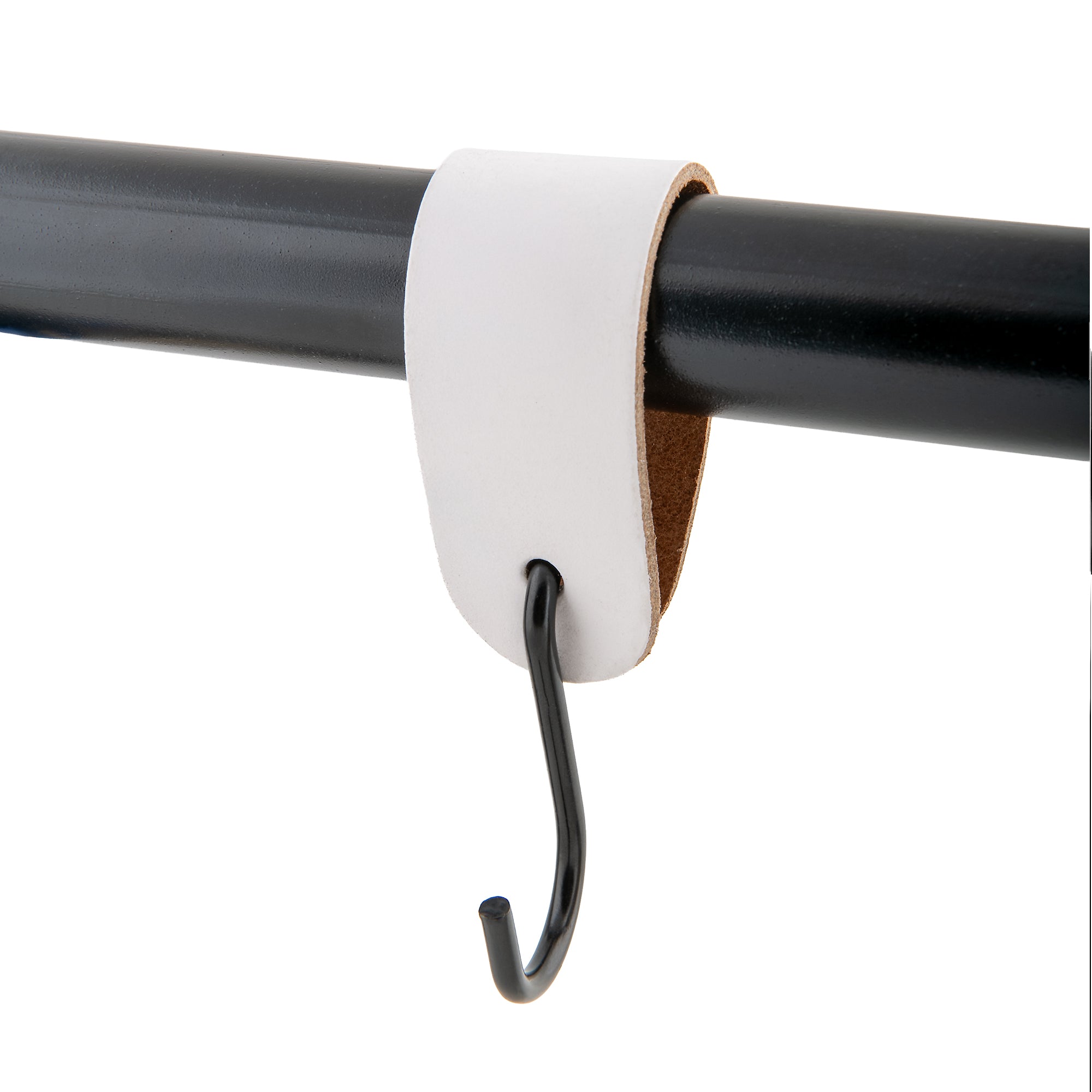 S-krok Med Läderband - Vit