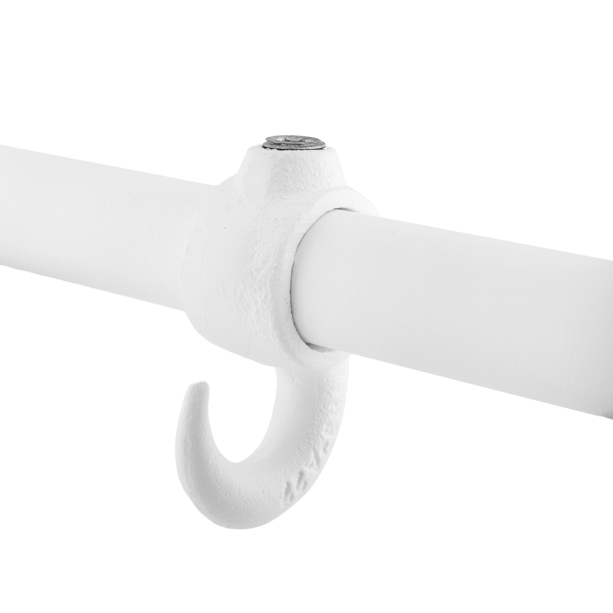 90-graders Krok vit - 27 mm