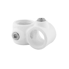 Genomgående 2-vägs Koppling Vit - 27 mm