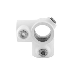 Genomgående 3-vägs koppling Vit - 34 mm