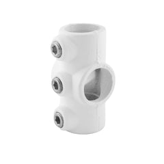 Genomgående Korskoppling Vit - 27 mm