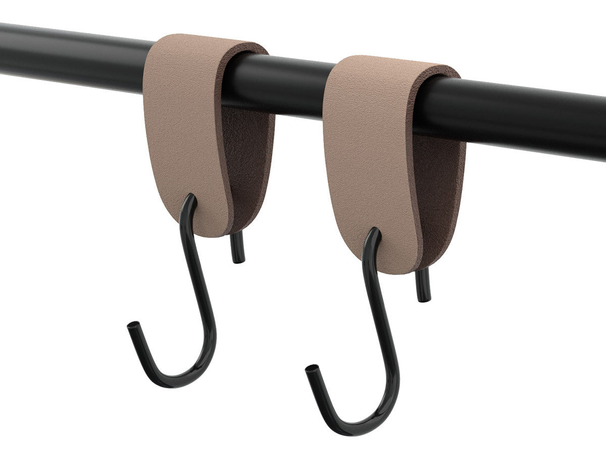 S-krok Med Läderband - Taupe