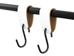 S-krok Med Läderband - Vit